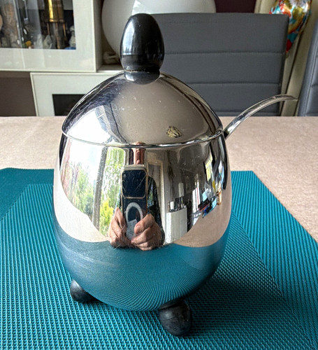 Stainless steel sugar - steel, bowl