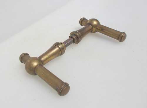 Victorian brass lever door - victorian,