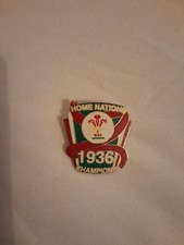 Wales Rugby Pin Badge  WRU Five / Six Nations Grand Slam - 1936 Champions 