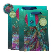 Christmas Gift Bag Peacock