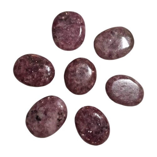 Lepidolite mini oval - lepidolite,