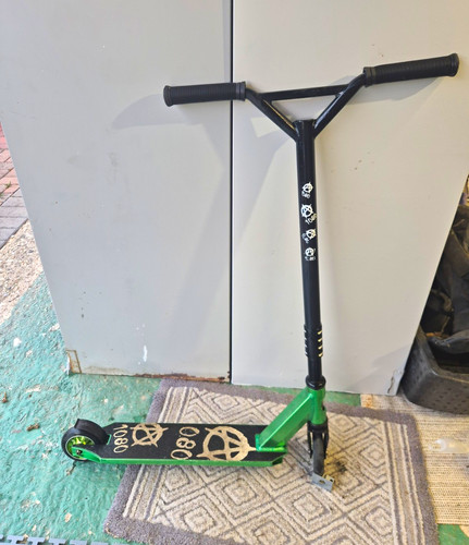Scooter black green - scooter, with