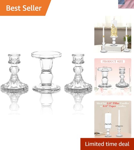 Unity candle holder glass - candle,