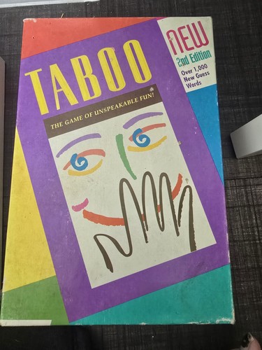 Taboo 2nd edition board game - board,
