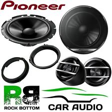 Pioneer Ford Transit Custom 2012 On 600W Component Kit Front Door Car Speakers
