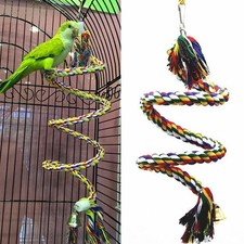 1PC Coil Swing Perch Parrot