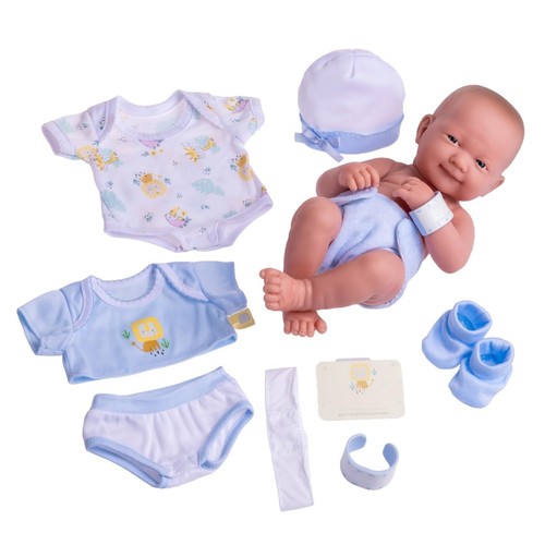 Piece layette baby - 8, doll