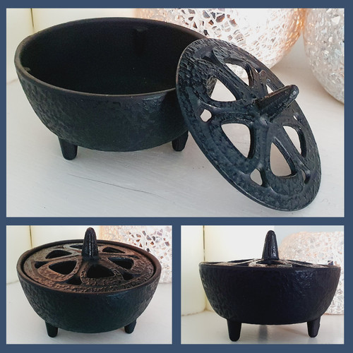Cast iron incense - cast,