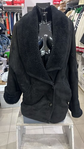 Women black shearling size - black,
