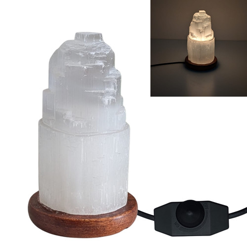 Selenite tower lamp dimmer - tower,