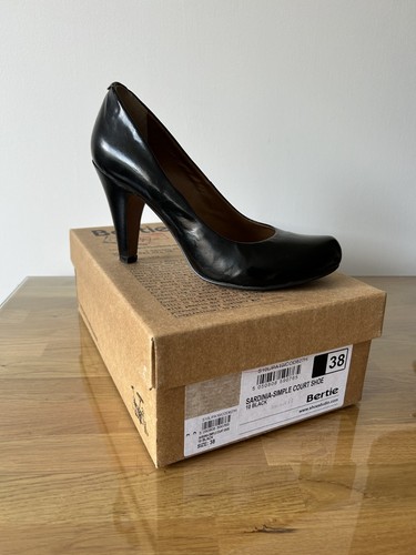 Bertie black shoes high heel - bertie,