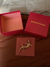 Rare Vintage Butler and Wilson Lizard Brooch Pin