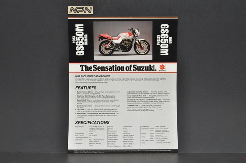 Vintage nos 1983 - vintage, suzuki