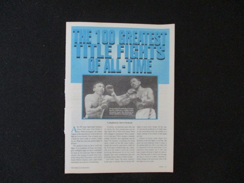 The ring boxing magazine - magazine,
