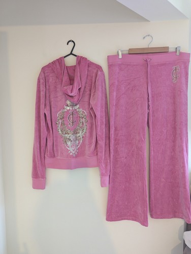 Juicy couture pink velour full - couture,
