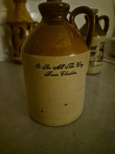 Antique stoneware flagon - antique,