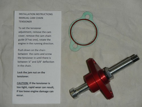 Red timing cam chain tensioner - red,