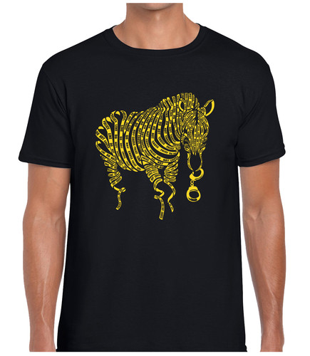 Zebra crime mens shirt tee - crime,