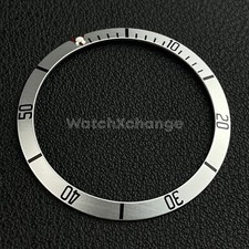 Silver & Black 36.5mm Sloped