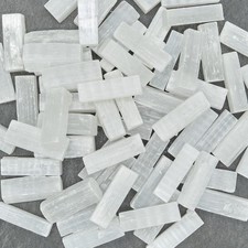 Small Selenite Crystal Mini Wand Stick Natural Rough Raw Job Lot Bulk 4cm x 15