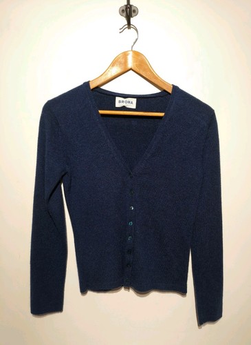 Brora cashmere cardigan neck - brora,