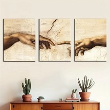 3pcs The Creation Of Adam By