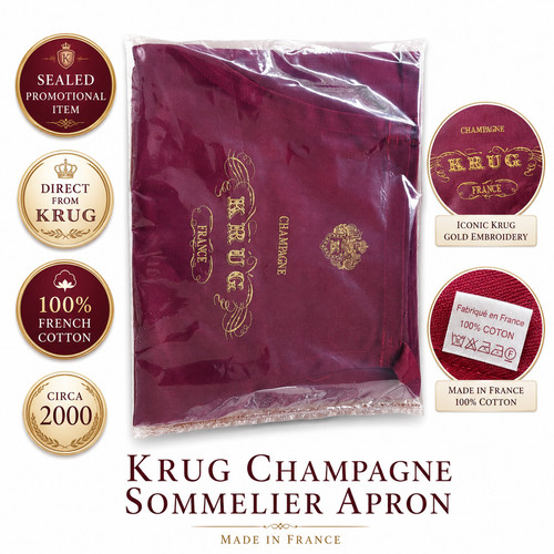 Krug champagne sommelier apron - champagne,