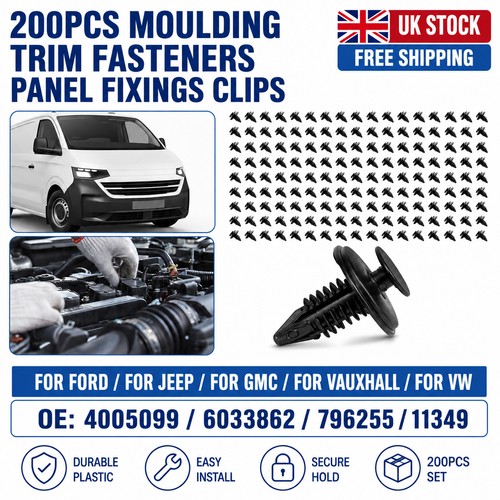 Car trim panel fastener clips - fastener,