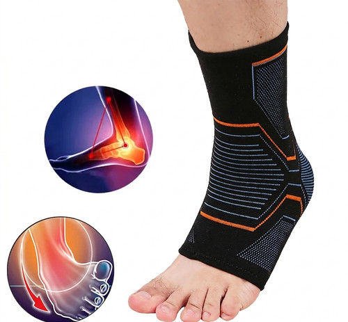 Compression ankle brace - brace, sleeve