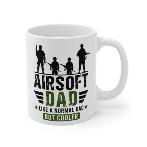 Airsoft dad mug funny - mug,