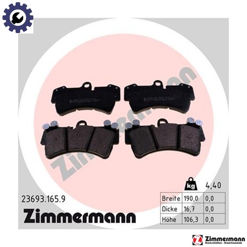 Brake pad set disc - brake,