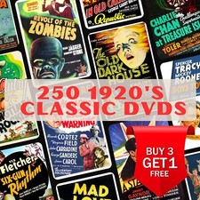 DVD Public Domain Films , A HUGE 250 to choose from!!! No Case, Free UK Postage