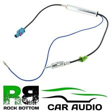SKODA FABIA 2007 On Car Stereo Radio Amplified Fakra-Din Aerial Antenna Adaptor