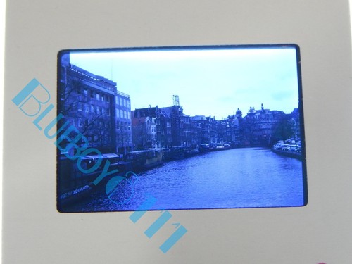Amsterdam 1967 canal scene - canal,