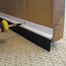 Door Draught Excluder Brush Strip Bar | 25 mm Heat Seal Energy Savings PVC