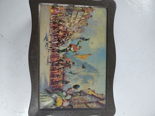Antique vintage biscuit - biscuit, tins