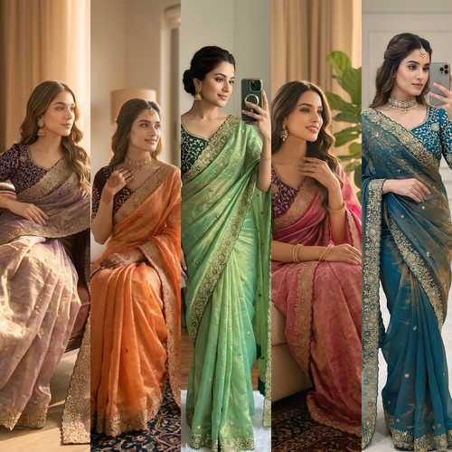 Indian bollywood designer sari - indian,