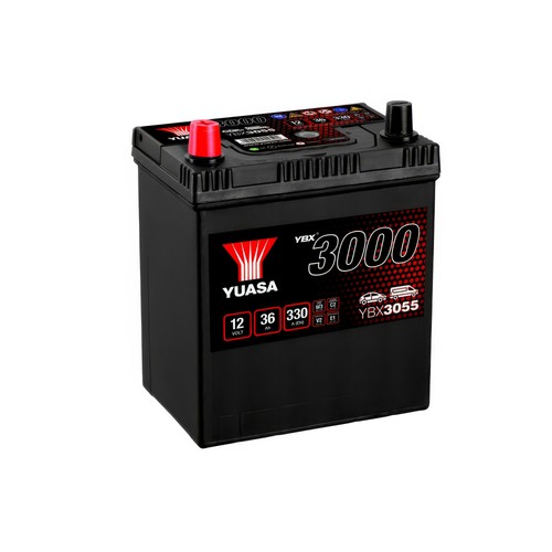 Yuasa car battery 12v 36ah - battery,