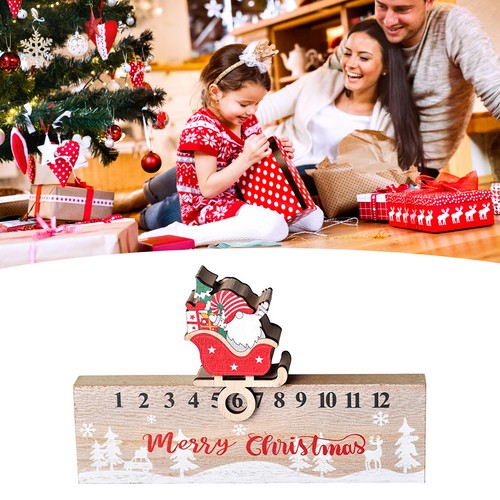 Wooden christmas countdown - wooden,