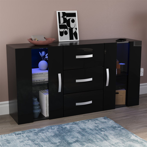 Led sideboard door drawer - sideboard,