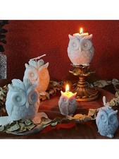 3D Cute Owl Candle Molds