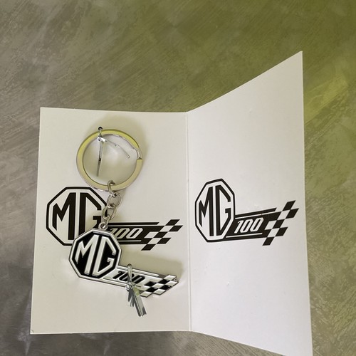 100th anniversary keyring - mg,