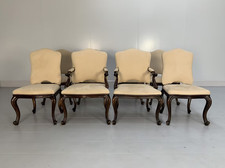 Ralph Lauren Dining Chairs - 8- "Noble Estate" In Ivory Suede