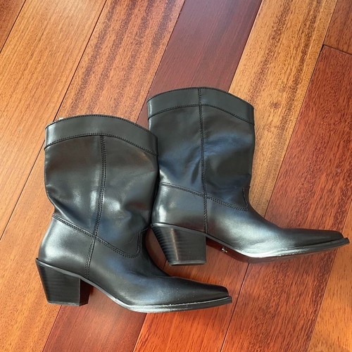 Zara women black boots - zara, women's