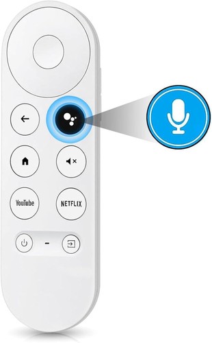 Black voice activated remote - black,