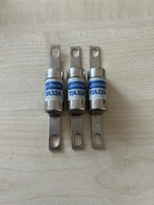 Lawson 32 Amp BS88 TIA HRC Industrial Fuse Set Of 3 Small Body