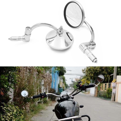Chrome motorcycle handle - 7/8",