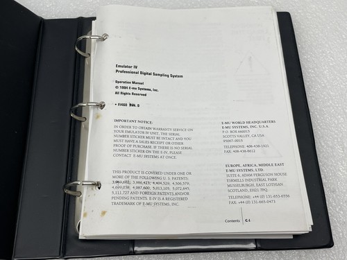 1994 systems emulator iv - 1994, e-mu
