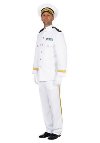 Deluxe white naval - white, officer