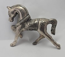 Elegant Silver Horse Figurine
